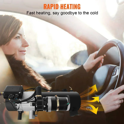 Water Air Heater – Dieselverwarmer – Motorverwarmer – Cabineverwarmer – 10KW Vermogen – Laag Brandstofverbruik - 12V