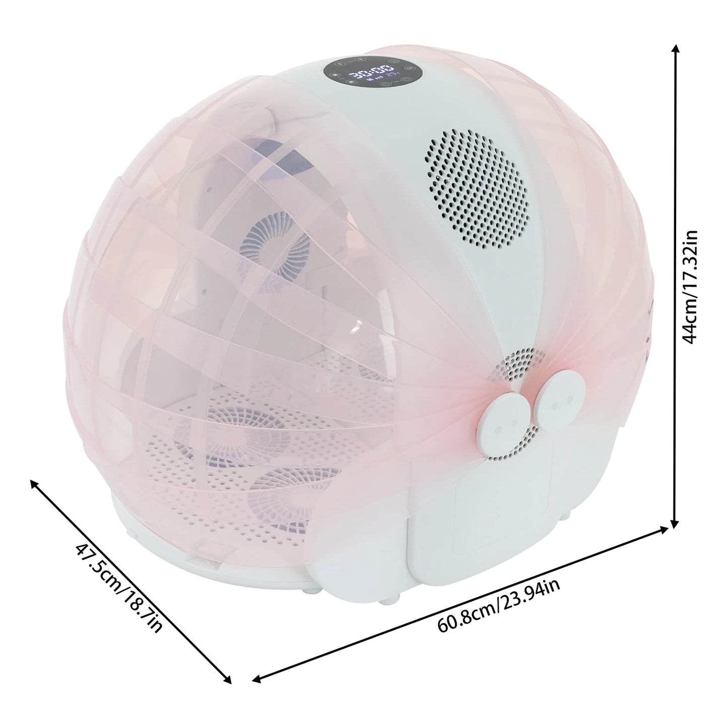 Droogbox Huisdier – Huisdierdroger – Dierenföhn – Sneldroger – Kleine En Middelgrote Huisdieren – 360° Luchtstroom – Instelbare Temperatuur
