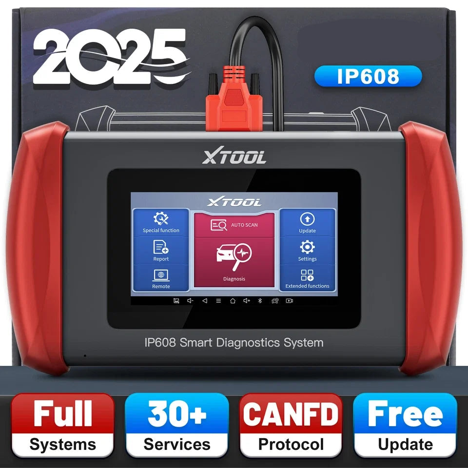 Autodiagnoseapparaat – OBD2 Scanner – Diagnosecomputer – Uitleesapparaat – Auto Scanner – 30+ Servicefuncties – CAN FD Protocol – Levenslange Updates - QUORE