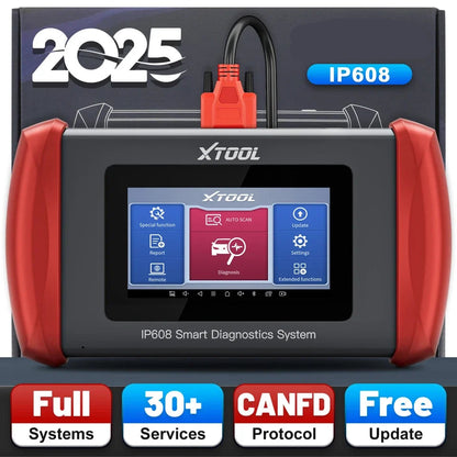 Autodiagnoseapparaat – OBD2 Scanner – Diagnosecomputer – Uitleesapparaat – Auto Scanner – 30+ Servicefuncties – CAN FD Protocol – Levenslange Updates - QUORE