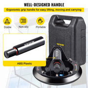 Vevor - Vacuum Suction Cup - Glass Carrier - Dent Puller and Opening Tool - Strong Vacuum Suction Cups - Suction Cup - 2 Pieces - Black