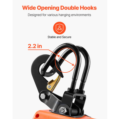 SucceBuy 3-in-1 1100Lbs Electric Hoist Winch 1500W Portable Power Winch 30 ft Lifting Height for Garage Warehouse Factory Towing