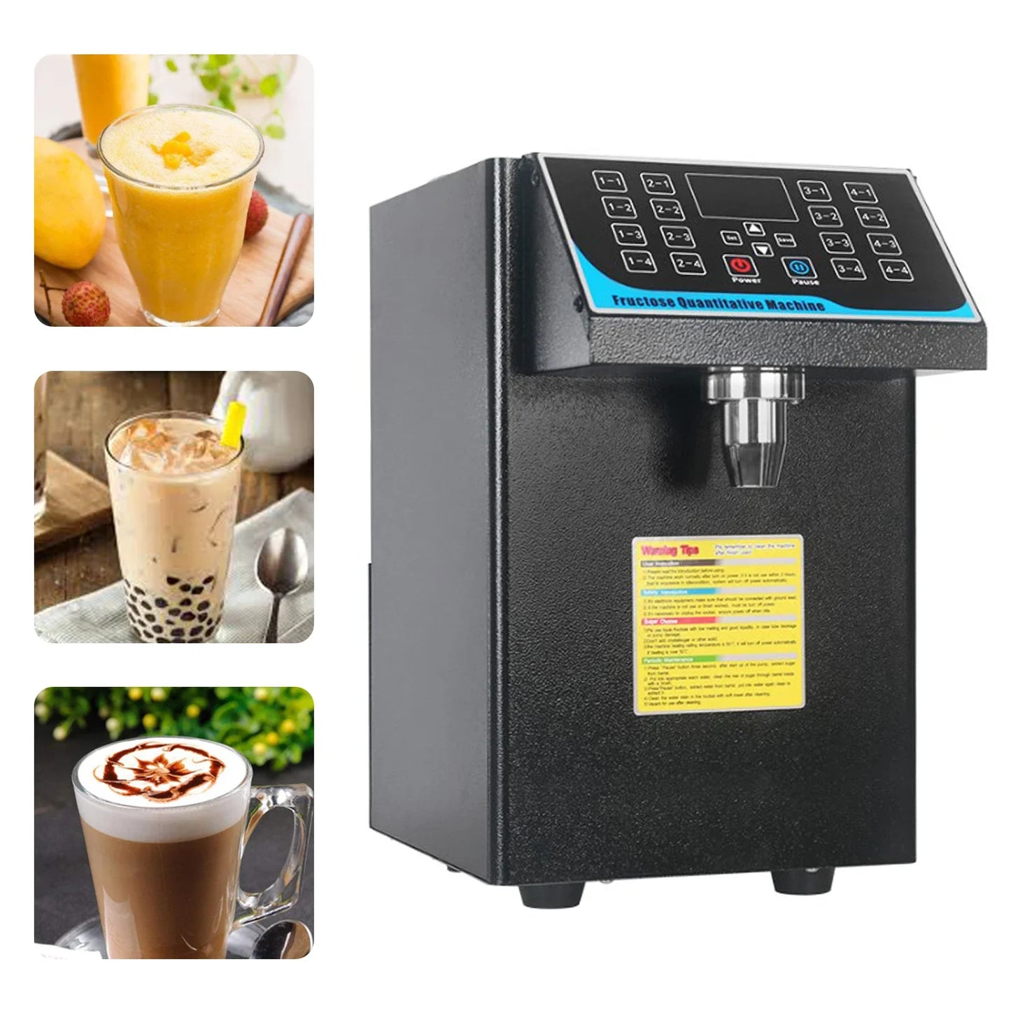 Fructose Dispenser – Suikerdosering – Drankdosering – Horecadispenser – Zoetheidsregelaar – 7,5 Liter Inhoud – RVS 304 Materiaal