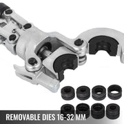 Vevor - Hydraulische Krimptang - Deelbare Hydraulische PEX Pijp Krimptang - U/V/TH-vormige bekken - Handbediend Persgereedschap - Loodgietersgereedschap - Koperen Roestvrijstalen Buizenradiaalpers