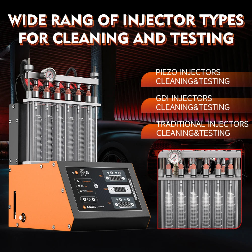 Brandstofinjector Tester – Injector Tester – Injector Reiniger – Injectie Tester – Ultrasone Reiniger – 2000 Ml Tank – 100W Vermogen