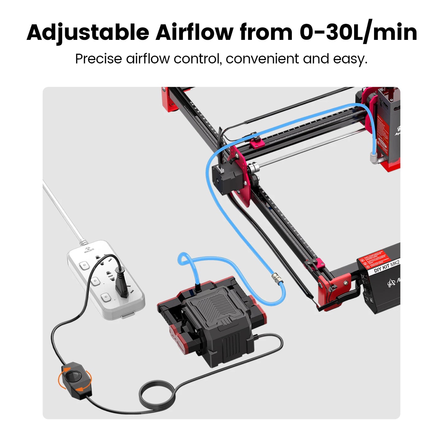 AlgoLaser DlY KIT MK2 10W Laser Engraver Handwriting Smart High Speed Laser Engraving Machine Holiday Handmade Tool Wood Metal - QUORE
