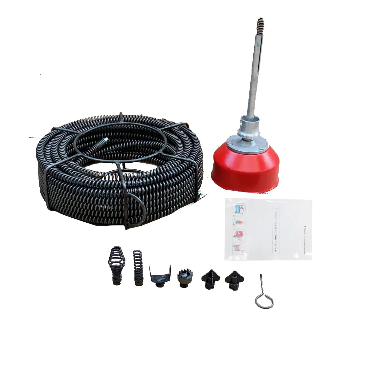 Ontstoppingsmachine – Elektrische Rioleringreiniger – Afvoerontstopper – Leidingspiraal – 900W Motor – Gegoten Aluminium Behuizing - QUORE