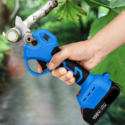 Elektrische Snoeischaar - 40mm - Accu Snoeischaar - Takkenschaar - Heggenschaar - Brushless - 2 Versnellingen - Tuin Gereedschap -  Incl. 2 Accu
