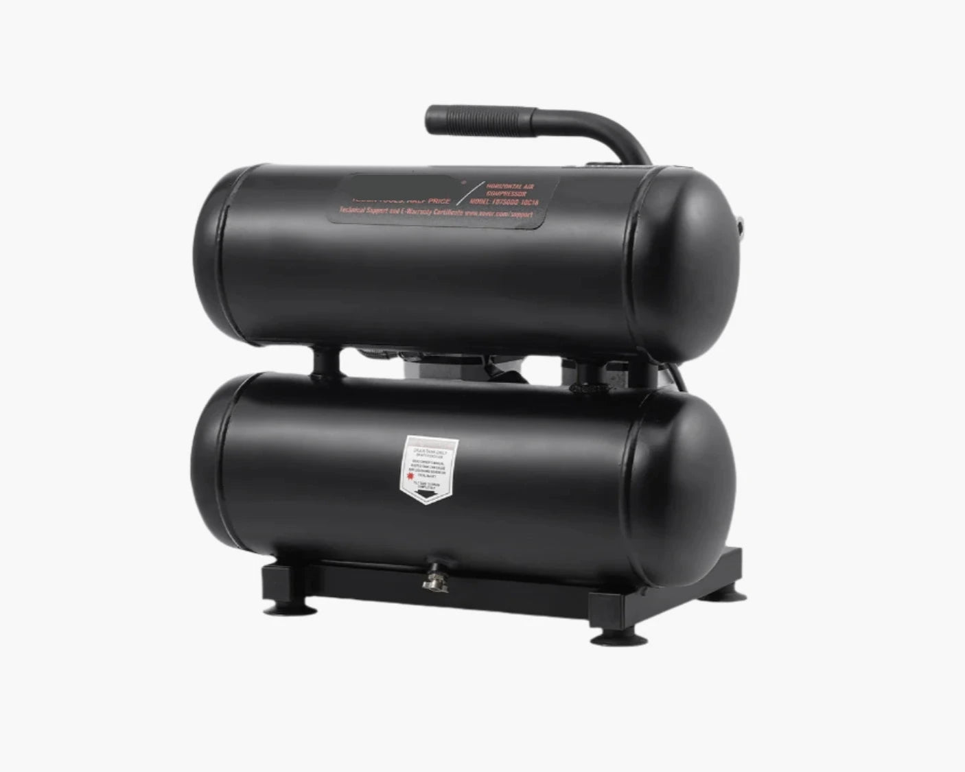 Stille Luchtcompressor - Airpress Compressor - Luchtcompressor Bandenpomp - Airpress - Elektrische Compressor - 650W - 80dB - Olievrije - 18 Gallon - Draagbare - Voor Auto Reparatie - Bandenvulling - Gereedschap
