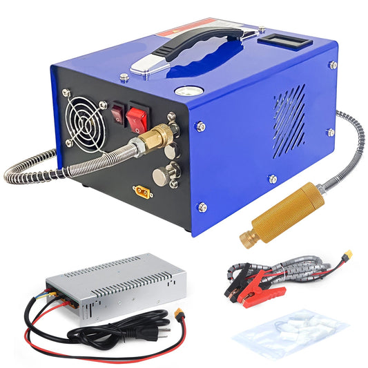 PCP-luchtcompressor – Hoogdrukcompressor – Duikcompressor – Paintballcompressor – Olievrij – 8 Liter Per Minuut – 300 Bar - 4500Psi - 110/220V