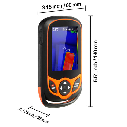 Warmtemelder – Warmtedetectiecamera – Thermische Camera – Infraroodcamera – Temperatuurmeter – 256x192 IR-Sensor – 3,2 Inch Touchscreen