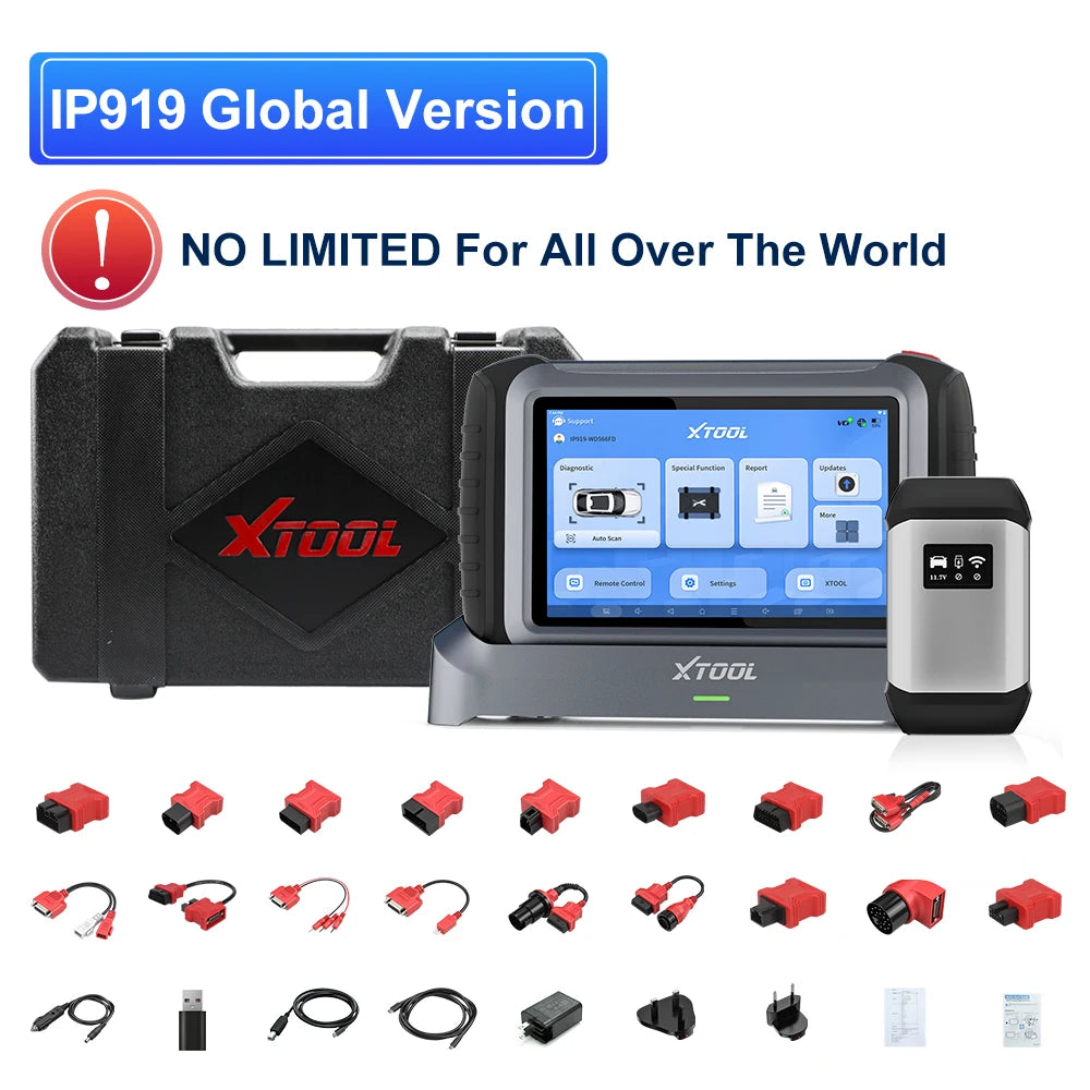 Bluetooth Autodiagnosetool – OBD2 Scanner – Autodiagnoseapparaat – Foutcode Uitlezer – Sleutelprogrammeerder – 10,1 Inch Touchscreen – 42+ Servicefuncties