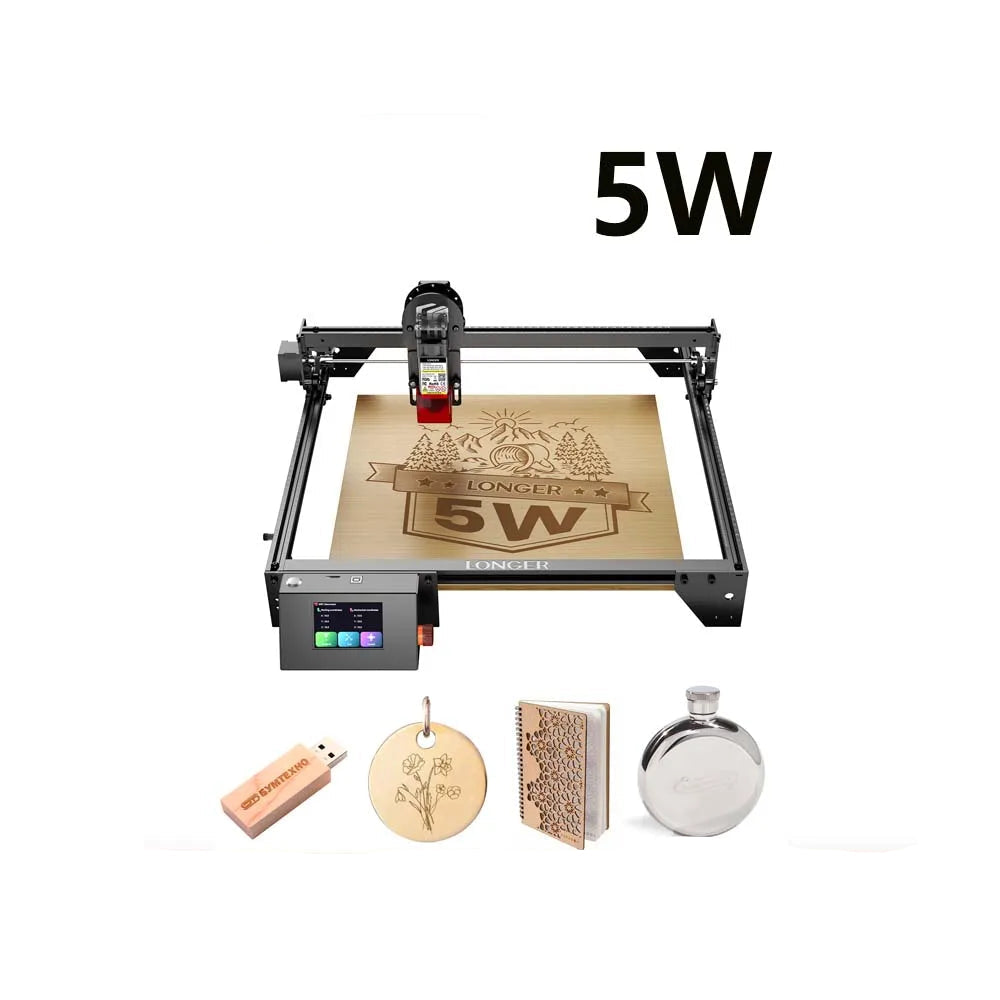 Lasergraveermachine – Laser Cutter – Graveermachine – Laser Snijder – 5W Laser – Touchscreen Met Wifi – Groot Werkoppervlak 400x400mm