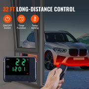 Vevor - Alles in één autoverwarming - Dieselverwarming - Benzineluchtverwarming - Dieselverwarming met afstandsbediening - voor auto, vrachtwagen, boot - 8KW met app - Oranje