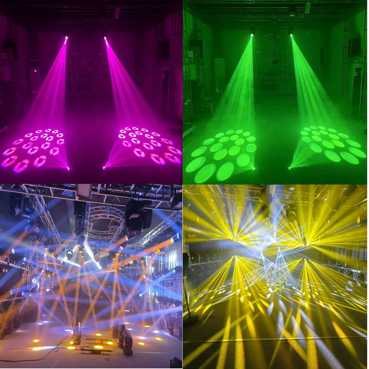 Mini LED Moving Head Light – LED Verlichting – DJ Licht – Stage Effect – DMX Licht – 150W Krachtige Beam – 18 Draaibare Prisma’s - QUORE