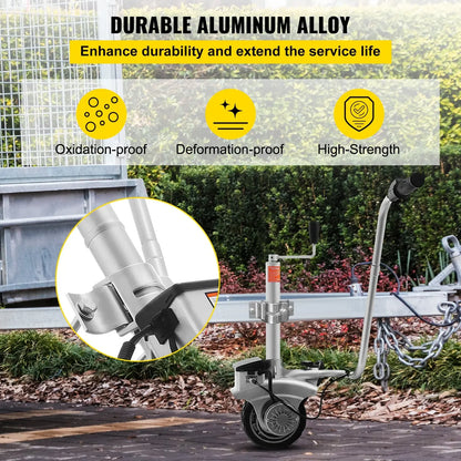 Elektrisch Neuswiel – Gemotoriseerd Neuswiel – Caravan Mover – 12V - 350W Motor - 2270KG Laadvermogen - Verstelbare Klem – Jockey Wie - Caravan Mover - Trailer Verplaatser - Elektrische aanhanger - Travelsleeper - Geschikt voor Auto, Caravan & Boot