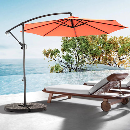 Zweefparasol – Hangparasol – Terrasparasol – Tuinparasol – Balkonparasol – UPF50+ Bescherming – Ø 2,6 Meter Diameter