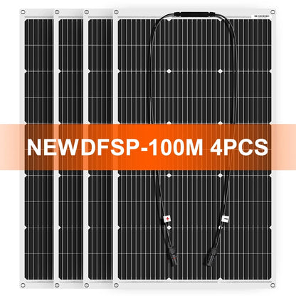 Zonnepaneel – Monokristallijn Paneel – Solar Module – Zonne Energie – 100W Vermogen – Compact Lichtgewicht – Weerbestendig IP67