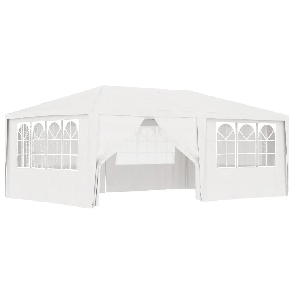 Tuinpaviljoen – Partytent – Tuitent – Buitentent – Evenemententent – 4x6 Meter – Waterdicht PE Materiaal – Roestvrij Stalen Frame - Blauw