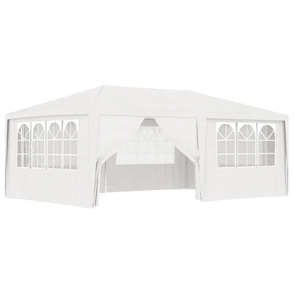 Tuinpaviljoen – Partytent – Tuitent – Buitentent – Evenemententent – 4x6 Meter – Waterdicht PE Materiaal – Roestvrij Stalen Frame - Blauw