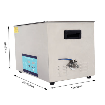 Ultrasoonreiniger – Ultrasoon Reinigingsapparaat – Ultrasoon Wasbakje – Ultrasone Schoonmaker – RVS Tank 30 Liter – 28/40 kHz Frequencies