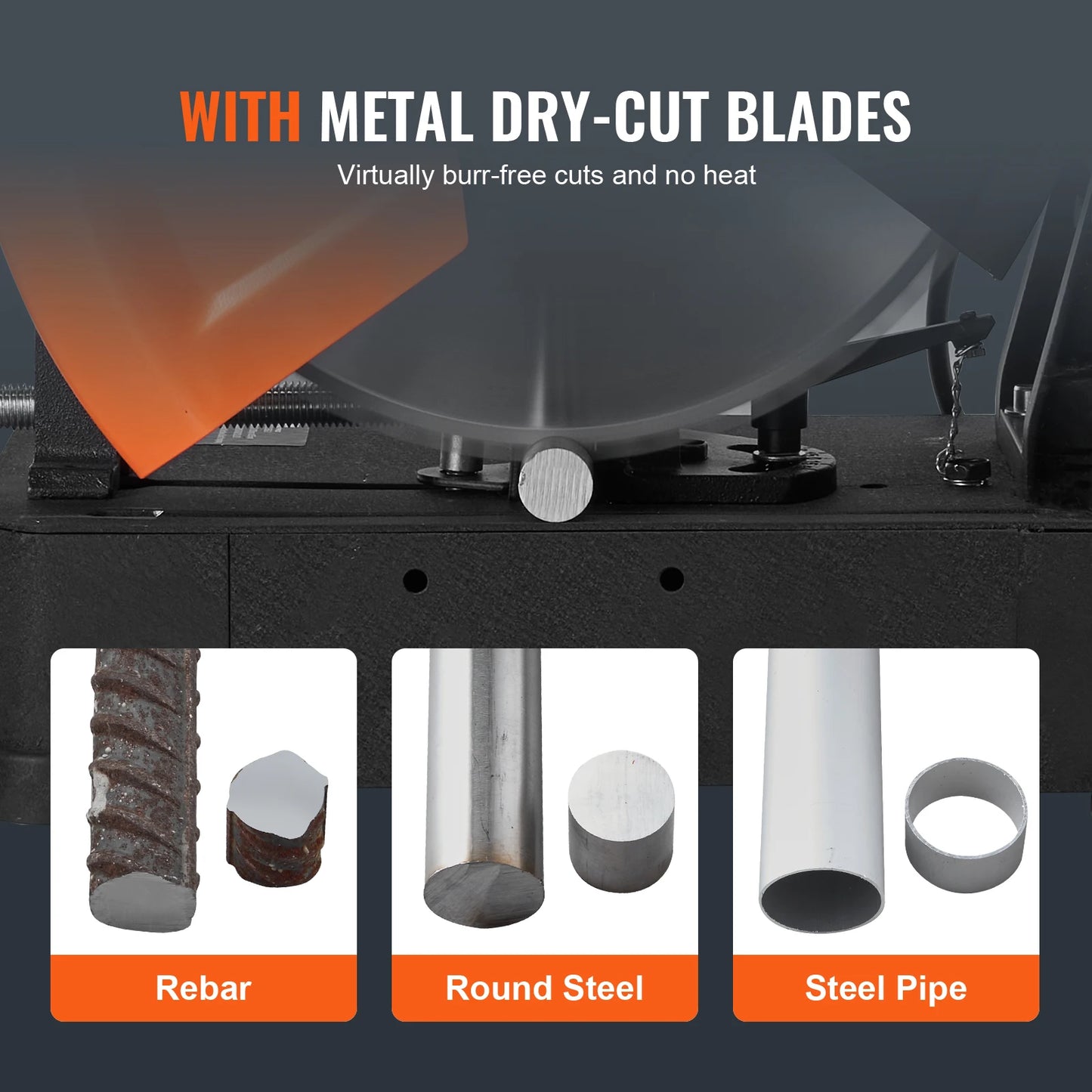 Afkortzaag Metaal – Doorslijper – Verstekzaag – Cirkelzaag – Chop Saw – 14 Inch Zaagblad – 2800W Krachtige Motor – Verstelbare Hoek 0-45°