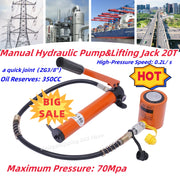 Luchtpomp - Auto Jack Luchtpomp - Hydraulische - Lucht Hydraulische Jack - Handmatige hydraulische pomp - 7kg - Oranje