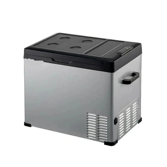 Vevor - Auto Koelkast - 30L - 60W - 12/24V(DC) - 110-240V(AC) - Mini Koelkast - 45dB - Voor Zowel Binnen Als Buiten Gelegenheden - Grijs
