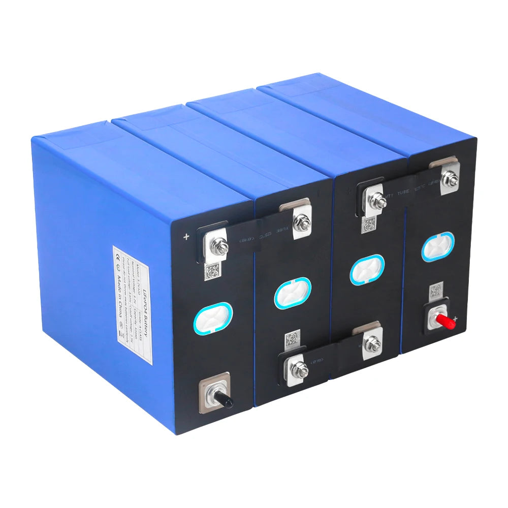 LiFePO4 batterij – Lithium accu – Zonne-energie accu – Deep cycle accu – Oplaadbare batterij – 8 stuks 3,2V 320Ah – Hoog capaciteit en duurzaam aluminum