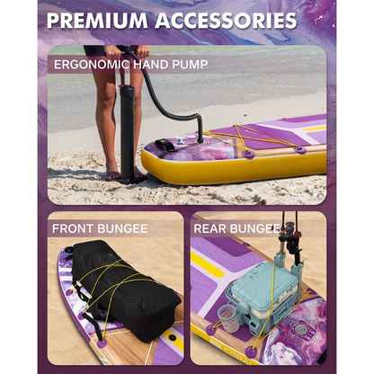 Opblaasbaar Paddleboard – Waterdicht Board – Inflatable SUP – Lichtgewicht SUP – 351cm Lang – Maximale Draagkracht 175 Kg
