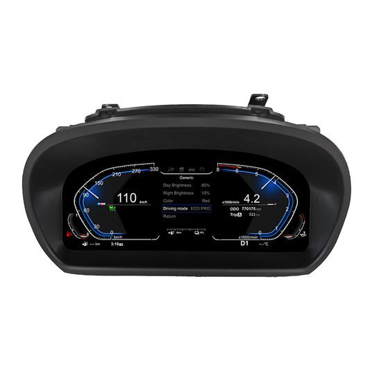 Dashboardpaneel Auto – Digitale Cluster – Instrumentenpaneel – LCD Display – Snelheidsmeter – 11 Inch HD Scherm – Plug & Play Installatie