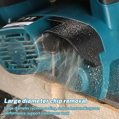 Schaafmachine - Elektrische Schaaf - Parallelgeleider - Opvangzak - Draadloze Elektrische Houtfrees - 1200W - 15000RPM - Brushless Motor - Houtbewerking Schaaf- en Freesmachine - 1 Accu