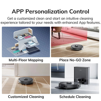 Robotstofzuiger – Robot Cleaner – Automatische Stofzuiger – Slimme Stofzuiger – Zuigkracht 5000 Pa – Stofzak 3,5 Liter – Batterij 260 Minuten