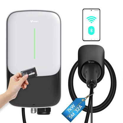 3-Fase Laadstation – EV Oplader – Elektrische Auto Lader – Type 2 Laadpunt – Wallbox – Snelladen Met 3-Fase Stroom – CE & TÜV Gecertificeerd