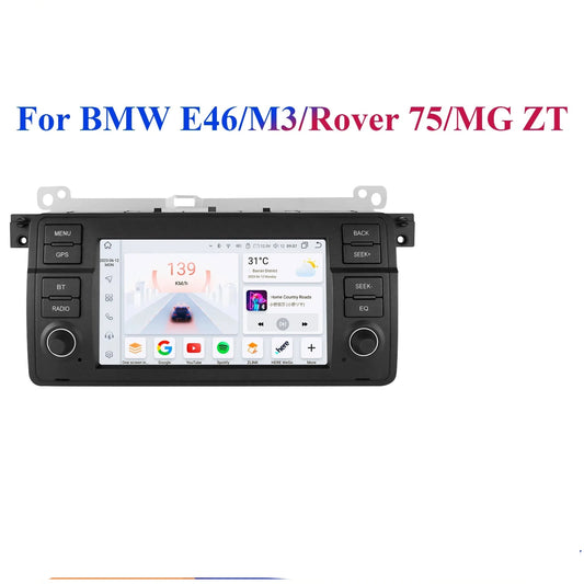 CarPlay - Multimedia Autoradio - CarPlay Scherm - Autoradio - Android Automultimedia - S6 AI - voor BMW 3-serie E46 M3 1998-2001 2002 2003 2004 2005 - AutoRadio Multimedia Videospeler