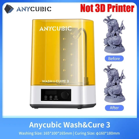 DLP SLA LCD 3D Printer High Speed ​​3D Resin Printer Wash Cure Machine Photon Mono 2, X2, X 6Ks, M5, M5s, M3 Max, D2