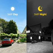 Beveiligingscamera - Draadloze Camera - Camerabewaking - Buiten Camera met Nachtzicht - 5MP Camera's - 8-Kanaals NVR - IP66 Weerbestendig