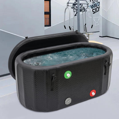 Opblaasbare IJsbad – IJsbad Voor Herstel – Verkoelend Bad – Sport IJsbad – Compact Formaat – 275 Liter Capaciteit – Waterdicht PVC - QUORE