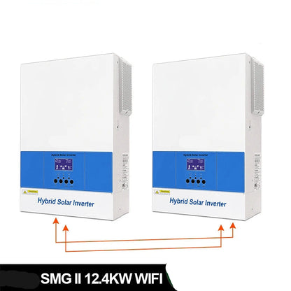 Zonne-omvormer – Hybride Omvormer – Solar Inverter – MPPT Zonnelader – Accu-oplader – 12,4 kW Capaciteit – Wifi Monitoringsfunctie