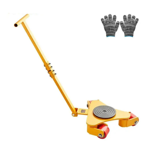 Dolly - Movers - Moving Boxes - Furniture Roller - Transport Dolly - 4pcs Steel Wheels - Heavy Duty Mover - with handle 360° swivel castors anti-slip cap - for warehouse workshop