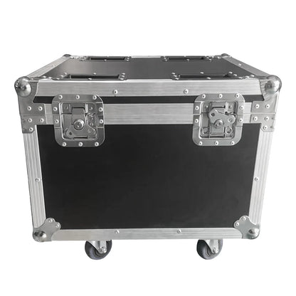 Flightcase Moving Head – Vervoerskoffer Lichtcase – Transportkist Lichtbox – Beschermkoffer Verlichting – Op Maat Gemaakt – Premium Lederlook – EVA Foam Bescherming – Ingebouwd Accessoirevak – Afmetingen 54,5x52x39 cm
