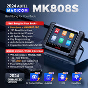 OBD2-scanner - Diagnosecomputer - Slimme diagnosetool - Foutverwijdering - Sleutelcoderingstool - 7-inch LCD - Automotivo autodiagnosescantool - Zwart