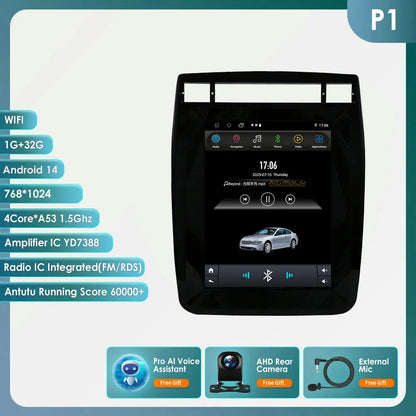 9.7INCH Android Car Radio for Volkswagen VW Touareg 2011-2017 Stereo Carplay Android Auto Multimedia Car Intelligent GPS Player