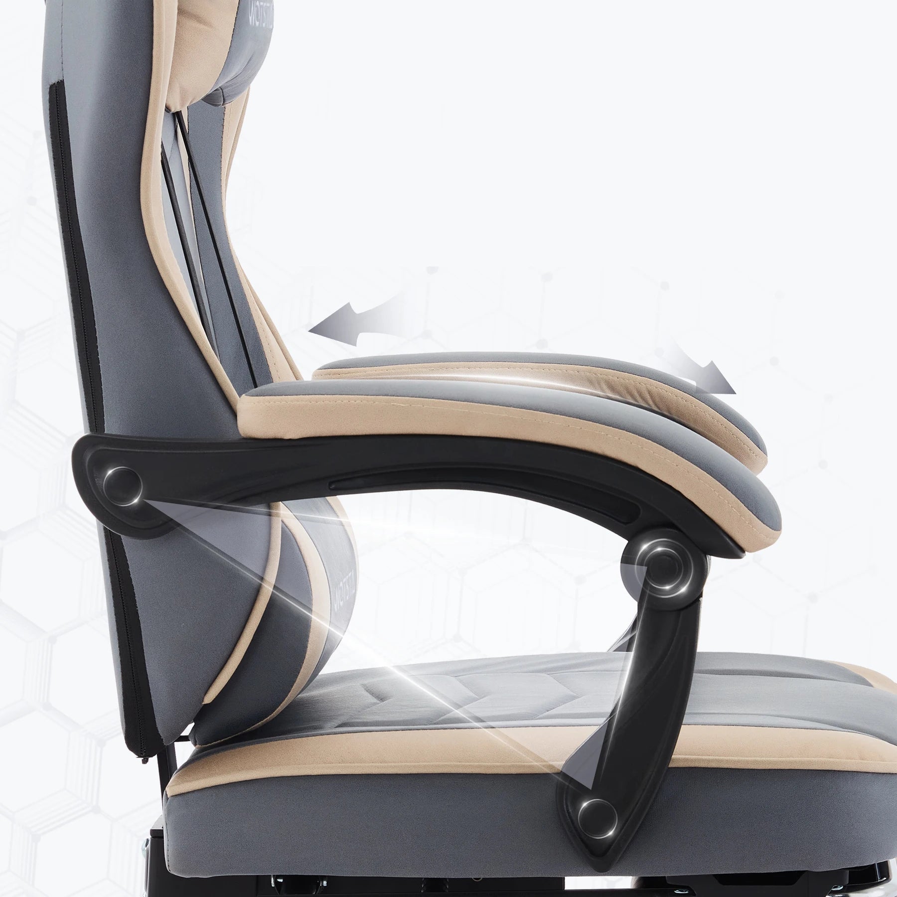Gaming Stoel - Gamestoel - Bureaustoel - Computerstoel - Ergonomische Gaming Chair -PU Lederen Bureaustoelen met Hoofdsteun & Lendensteun - voor Thuiswerk of Gamen - Zwart - QUORE