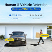 Draadloze Beveiligingscamera - Buiten Camera met Nachtzicht - Camerabewaking - H.265+ 6MP NVR - IP Camera - Audio - IP67 Weerbestendig - Ingebouwde Microfoon