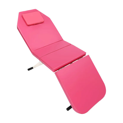 Opvouwbare Massagebed - Massagetafel - Behandeltafel -  Tatoeagetafel - Slaapbank - voor Schoonheidssalons - en SPA's - Roze