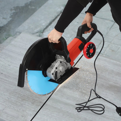 Elektrische Betonzagen – Betonzaag – Diamantzaag – Stofvrij Zagen – Nauwkeurig – 4000W Motor – 14 Inch Zaagblad