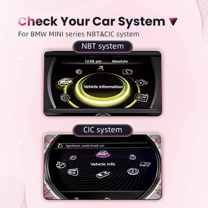 Draadloze CarPlay Adapter – Android Auto Adapter – Bluetooth Interface – Auto Multimedia Connector – Mini NBT CIC Systeem – Plug & Play Installatie – Handsfree Bellen & Navigatie - QUORE