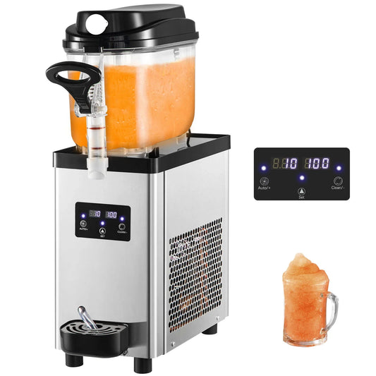 Slushymachine – Slushmachine – Granita Maker – Ijskoude Drankjes – 6 Liter Capaciteit – 230W Compressor