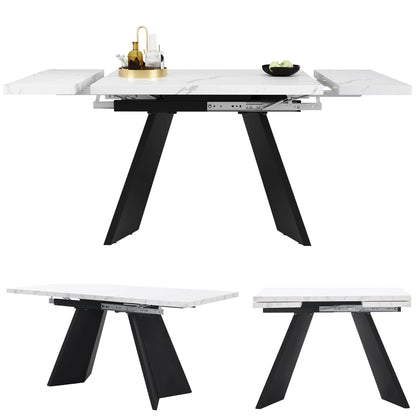 Salontafel – Koffietafel – Woonkamertafel – Opbergtafel – Tafel Met Lades – Hoogglans Zwart – 4 Lades Opbergruimte – MDF Duurzaam 100x50x35 cm - QUORE